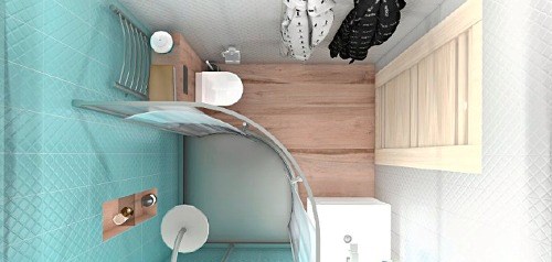 Ультрасовременная ванная "Мятное наслаждение"