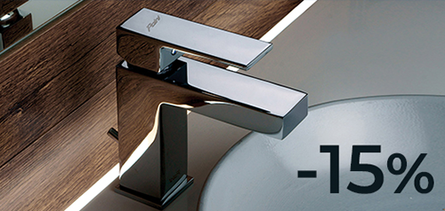 Скидка 15% на смесители PAINI