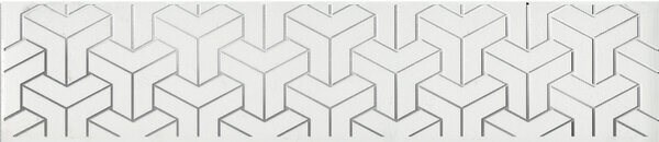 AD/A569/6397 Бордюр Ломбардиа белый 25x5,4x8 - фото 39659