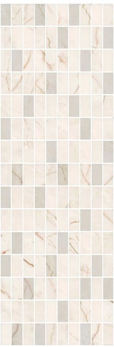 MM12142 Декор Театро беж светлый мозаичный 25x75x9 - фото 39768