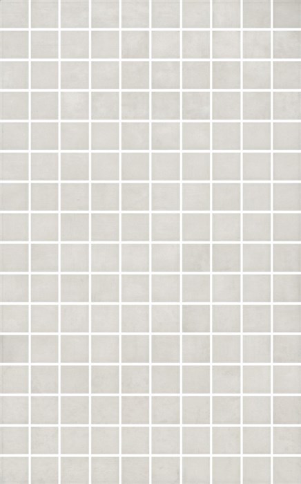 MM6415 Декор Левада мозаичный серый светлый глянцевый 25х40 25x40x8 - фото 47109