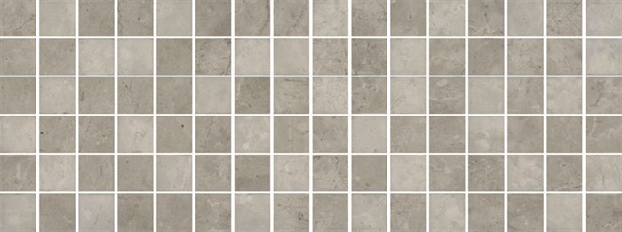 MM15150 Декор Монсанту мозаичный серый светлый глянцевый 15х40 15x40x6,9 - фото 47281