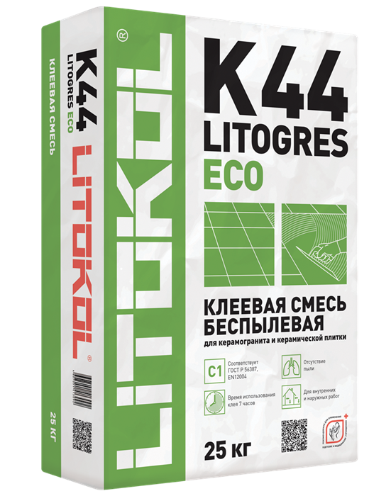 LITOGRES K44 ECO серый мешок 25 кг - фото 54746