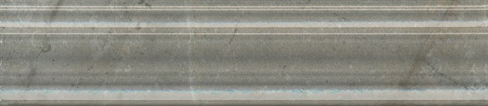 BLE026 Бордюр Багет Кантата серый глянцевый 25x5,5x1,8 - фото 55422