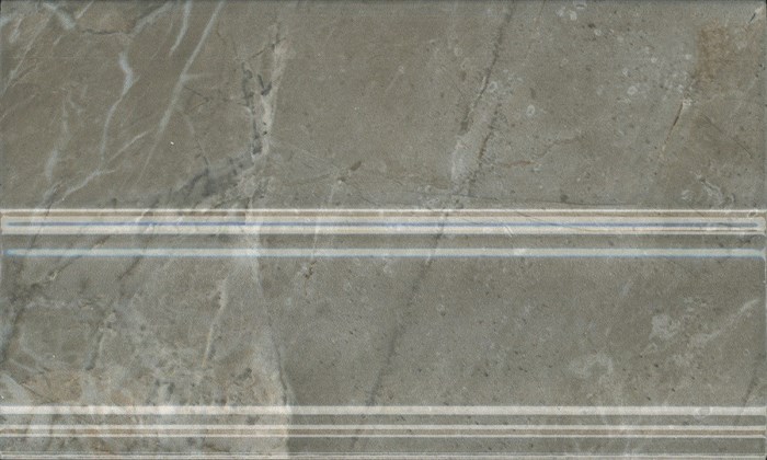 FMB034 Плинтус Кантата серый глянцевый 25x15x1,5 - фото 55425