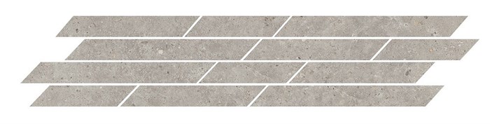 T036/SG6537 Декор Риккарди мозаичный серый светлый матовый 46,8x9,8x0,9 - фото 55644