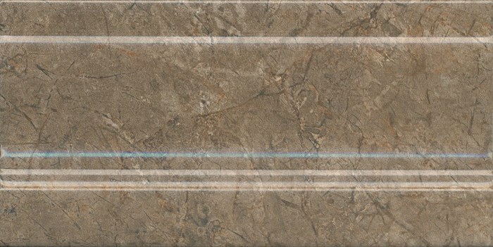 FMD043 Плинтус Каприччо коричневый глянцевый 20x10x1,3 - фото 55670