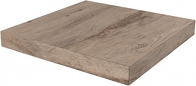 DL501520R/GCS Ступень угловая клееная левая Про Вуд бежевый темный 33x33x0,9 - фото 58847