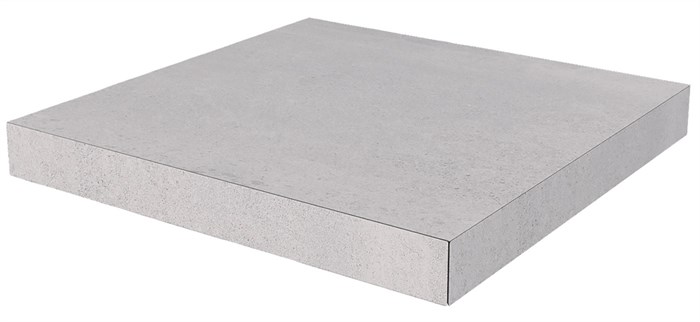 DD602020R/GCA Ступень угловая клееная Про Матрикс серый светлый 33x33x0,9 - фото 58902