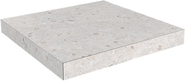 SG631820R/GCA Ступень угловая клееная Терраццо бежевый светлый  33x33x0,9 - фото 59092