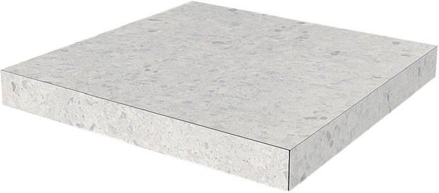 SG632420R/GCA Ступень угловая клееная Терраццо серый светлый  33x33x0,9 - фото 59100