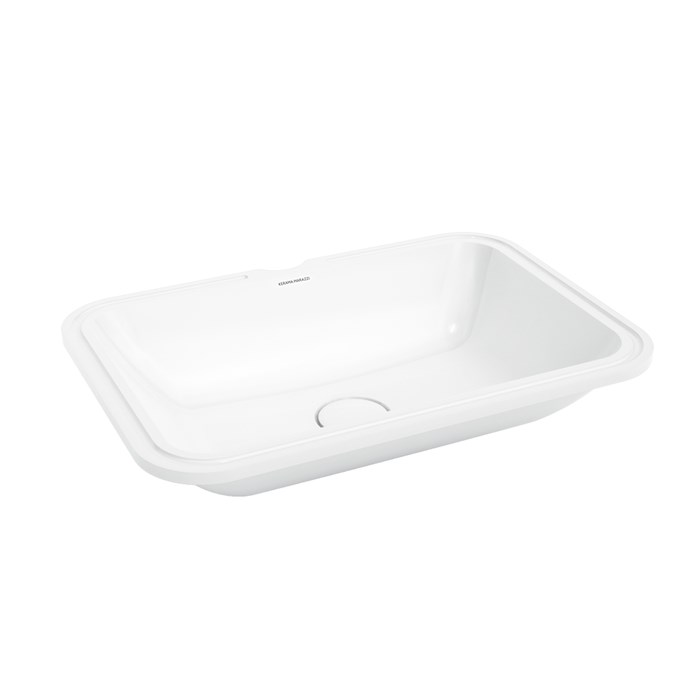 PLR.wbu.55 Раковина PLAZA 55х38 cм, встраиваемая снизу - фото 64392