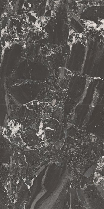 SG572990R Риальто чёрный матовый обрезной 80x160x0,9 - фото 74863