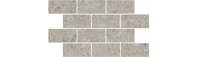 DD605920/MM Декор Чеппо ди Гре мозаичный бежевый светлый матовый обрезной 34,6x20x0,9 - фото 75000