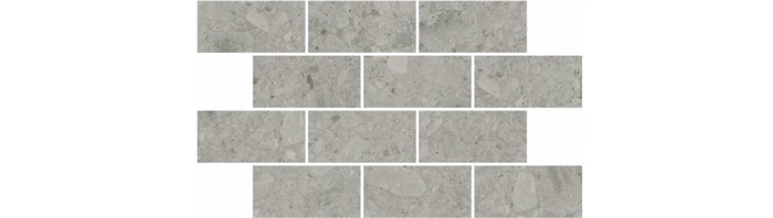 DD606020/MM Декор Чеппо ди Гре мозаичный серый матовый обрезной 34,6x20x0,9 - фото 75004