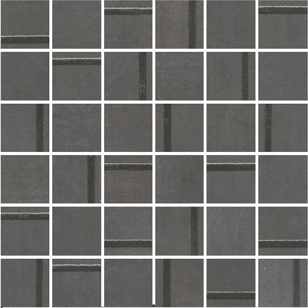 MM13132 Декор Гварди 1 мозаичный антрацит матовый обрезной 30x30x0,9 - фото 75077