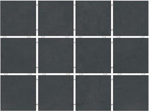 1291H Амальфи черный, полотно 29,8х39,8 из 12 частей 9,8x9,8x7