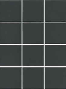 1333 Агуста черный натуральный 9,8х9,8 из 12 частей 9,8x9,8x7
