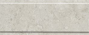 BDA020R Бордюр Карму серый светлый матовый обрезной 30х12 30x12x13