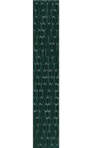 LSB001 Бордюр Левада зеленый темный глянцевый 40х7 40x7,1x9