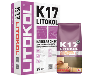 LITOKOL K17 (C1) серый мешок 25 кг NEW