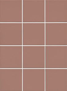 1336 Агуста розовый матовый 30x40 из 12 частей 9,8x9,8x0,7