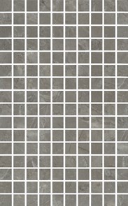 MM6434 Декор Кантата мозаичный серый глянцевый 25x40x0,8
