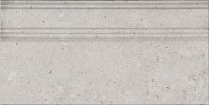 FME015R Плинтус Риккарди серый светлый матовый обрезной 20x40x1,6