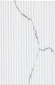 8377 Мираколи белый глянцевый структура 20x30x0,86