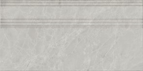 FME027R Плинтус Риальто серый светлый глянцевый обрезной 20x40x1,6