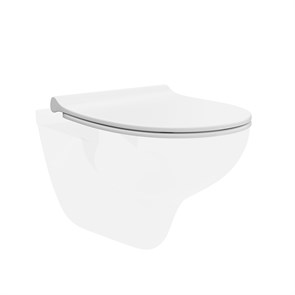 XPRO.B.seat.02/WHT Сиденье XPRO slim c микролифтом, белый глянцевый