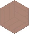 OS/D241/63010 Декор Агуста розовый матовый 6x5,2x0,69 - фото 55363