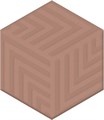 OS/D241/63010 Декор Агуста розовый матовый 6x5,2x0,69 - фото 55364