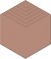 OS/D241/63010 Декор Агуста розовый матовый 6x5,2x0,69 - фото 55371