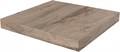 DL501520R/GCS Ступень угловая клееная левая Про Вуд бежевый темный 33x33x0,9 - фото 58847