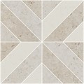 ID125 Декор Про Лаймстоун бежевый матовый 60х60 60x60x11 - фото 60877