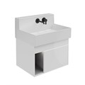 LO.M.65\WHT Тумба LOGICA M подвесная 2 выдвижных ящика 65, белоснежный - фото 62957