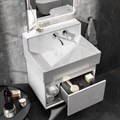 LO.M.65\WHT Тумба LOGICA M подвесная 2 выдвижных ящика 65, белоснежный - фото 62961