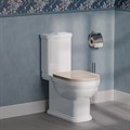 PO.seat.01\CAM Сиденье POMPEI для напольного унитаза, камео бежевый глянцевое - фото 63463