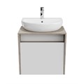 PRO.60.1\WHT Тумба PRO подвесная 1 ящик 60, белая глянцевая - фото 63509