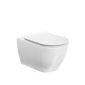 MO.wc.02 Унитаз Modula подвесной безободковый с крепежом, белый глянцевый - фото 64278