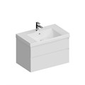 CUB.80.2/WHT.M Тумба CUBO подвесная с ящиками 80, белая матовая - фото 74325