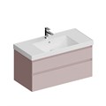 CUB.100.2/MAL Тумба CUBO подвесная с ящиками 100, Мальва матовая - фото 74364