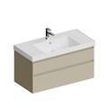 CUB.100.2\LIM Тумба CUBO подвесная с ящиками 100, лимо матовая - фото 74367