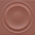OBE003 Декор Аква Альта 2 красный матовый структура 20x20x0,95 - фото 75048