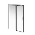 CT.140.1/2.SD.BLK.M Душевая дверь CRISTALLO, раздвижная с функцией soft close, 140х210, матовый черный, упаковка 1/2 - фото 75908