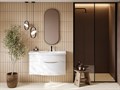 CO.mi.P.42/BLK Зеркало CONO овальное 42, черное матовое - фото 83200