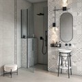 CO.mi.P.42/BLK Зеркало CONO овальное 42, черное матовое - фото 83210